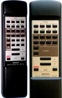 Пульты Denon  RC-176, RC-152, RC-154 и др.  AMP. Tuner, CD, Deck - аналоги