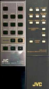 Пульты  JVC RM-SA1010U_AX-Z11010, RM-SA911U_AX-Z911и др усилителей - аналоги