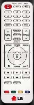 Пульты для LG AKB73616401/414/415/420/427 проекторов - в др. корпусах