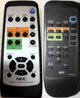 Пульты NEC RU-M104/-M118/-M115 и др. мониторов - TV - замена