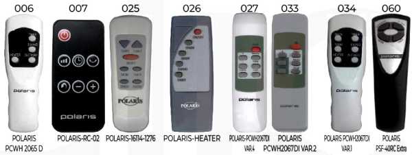 Пульты для климат систем  Polaris PCWH, Timberk и др. - аналоги