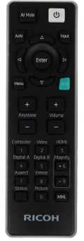 Пульты Ricoh PJ S2440, PJ X2440, WX2440, X5570, WX5770, WU5760, HD5451 проекторов - аналоги