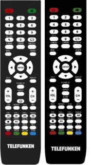 Пульты Telefunken TF-LED40S06T2S,  TF-LED39S04T2S,  TF-LED39S05T2 и др. ТВ - замена